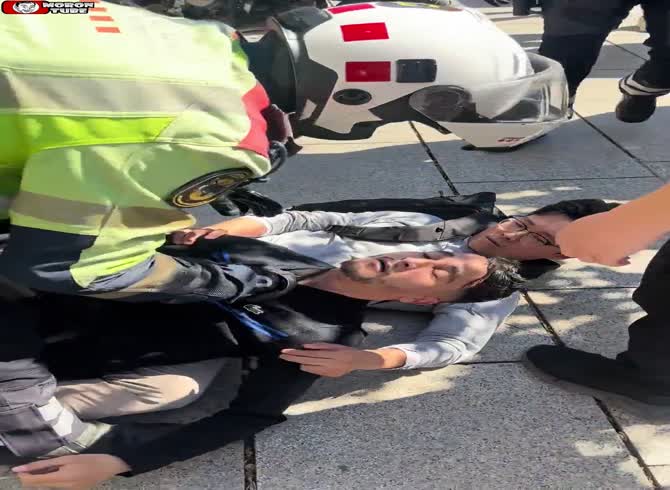 Video :In Spain, a thief was captured and humiliated